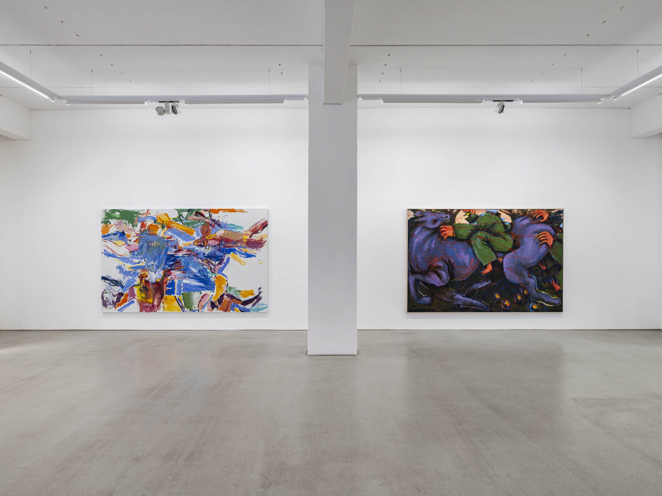 10 Jahre G2 Kunsthalle (Exhibition view 1, Sebastian Hosu & Conny Maier - Hildebrand Collection) 2025