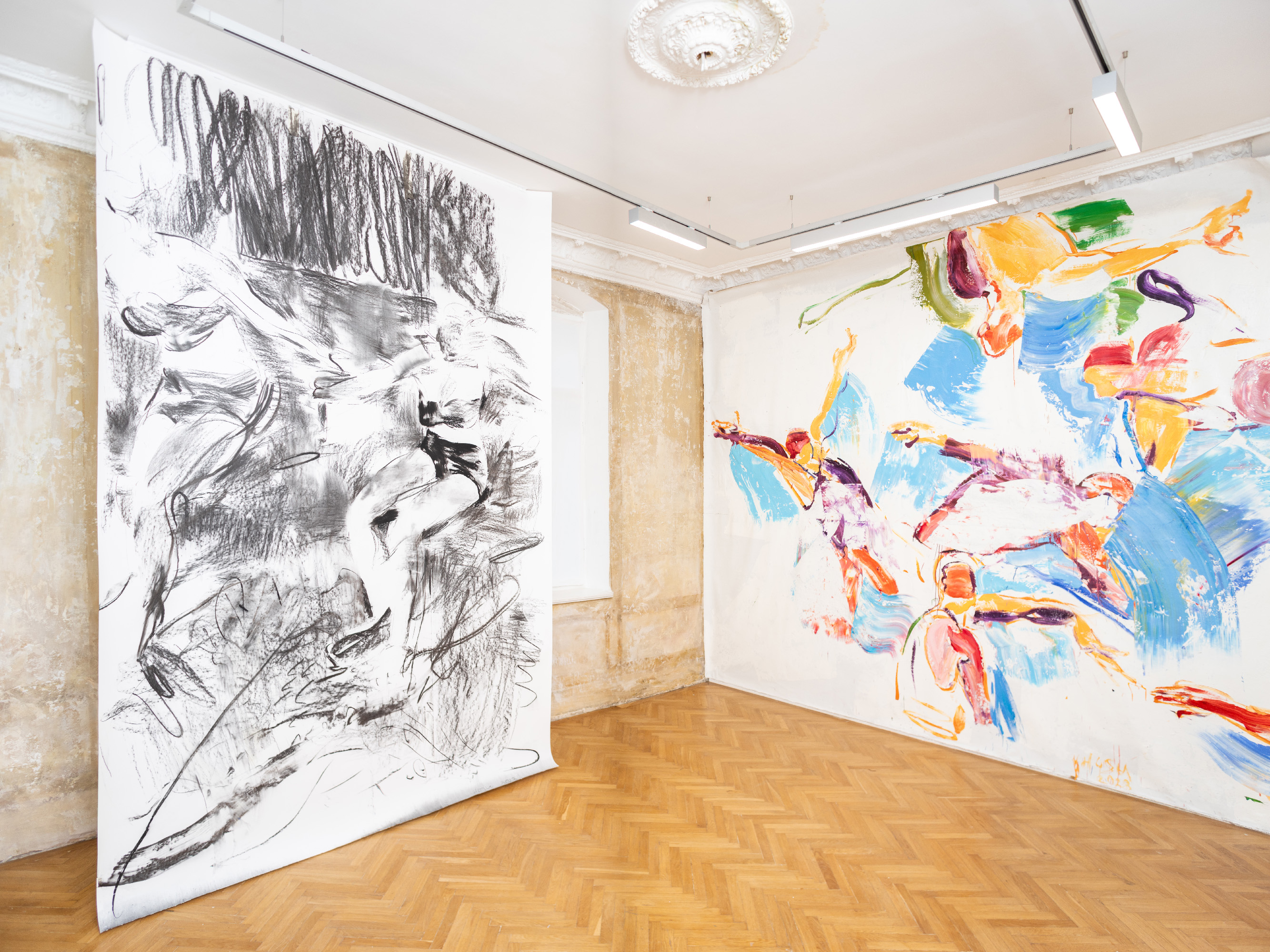 Picnic By The Wayside (Exhibition view 1 - Anca Poterasu Gallery), 2023