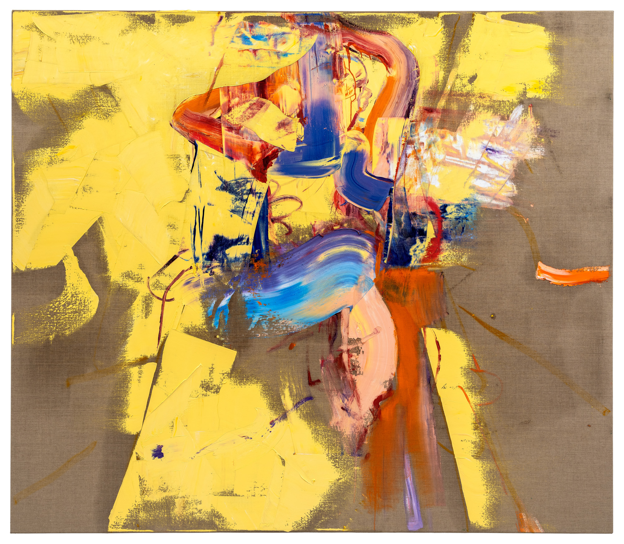 Intense Presence, 230x200 cm, oil on canvas, 2025