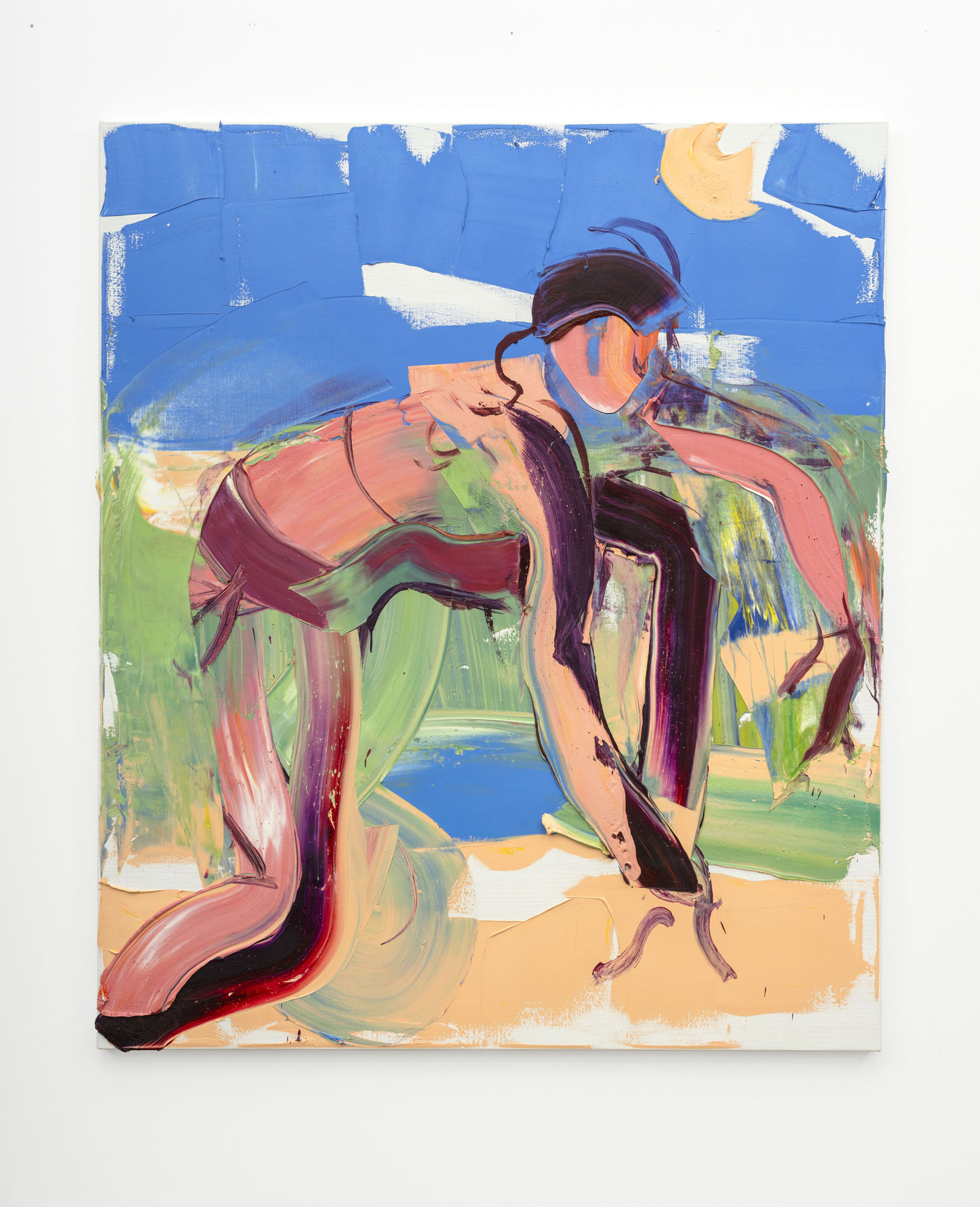 Looking For The Rainbow, 190x160 cm, oil on canvas, 2023