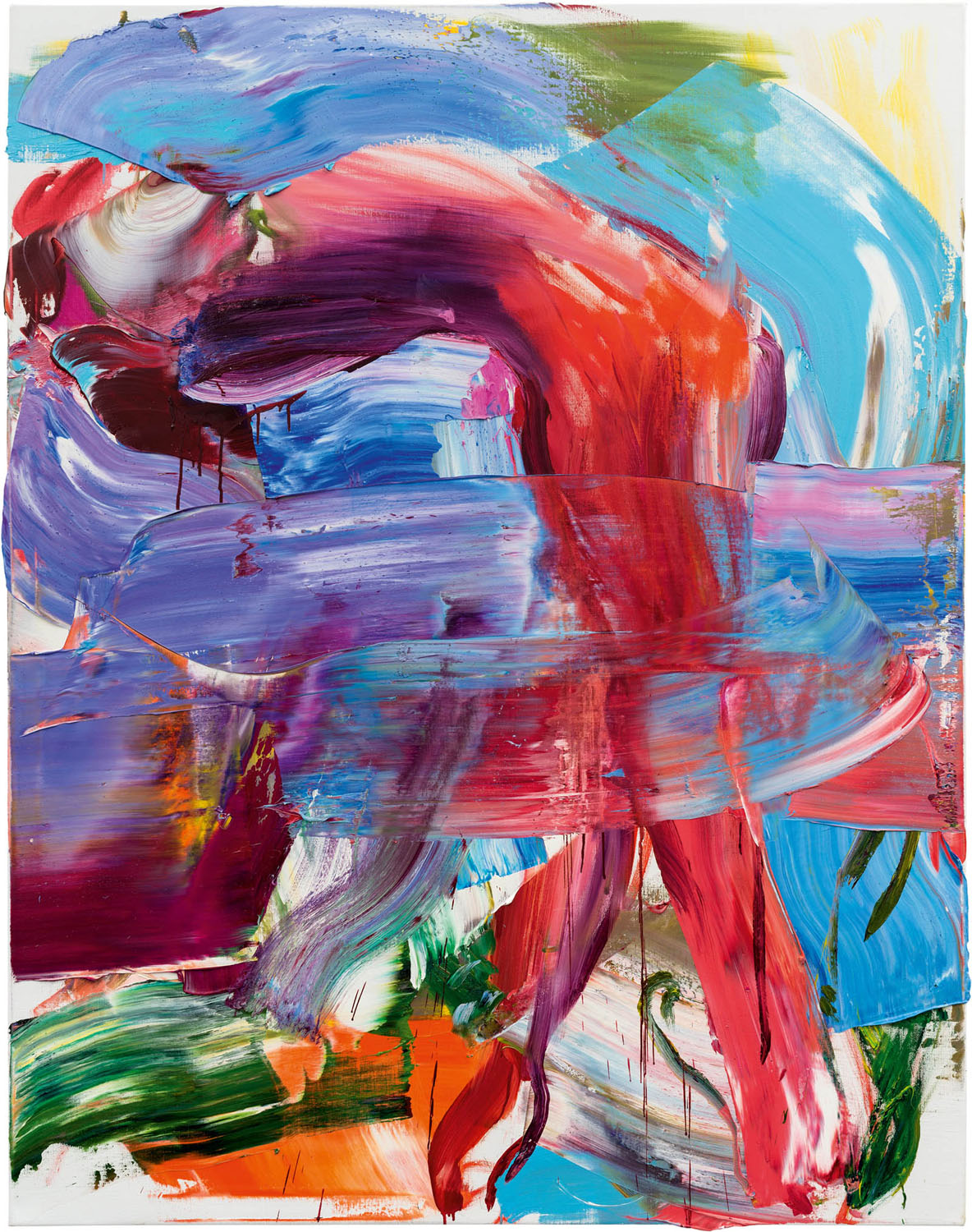 Die Tänzerin, 180x140 cm, Oil on canvas, 2022